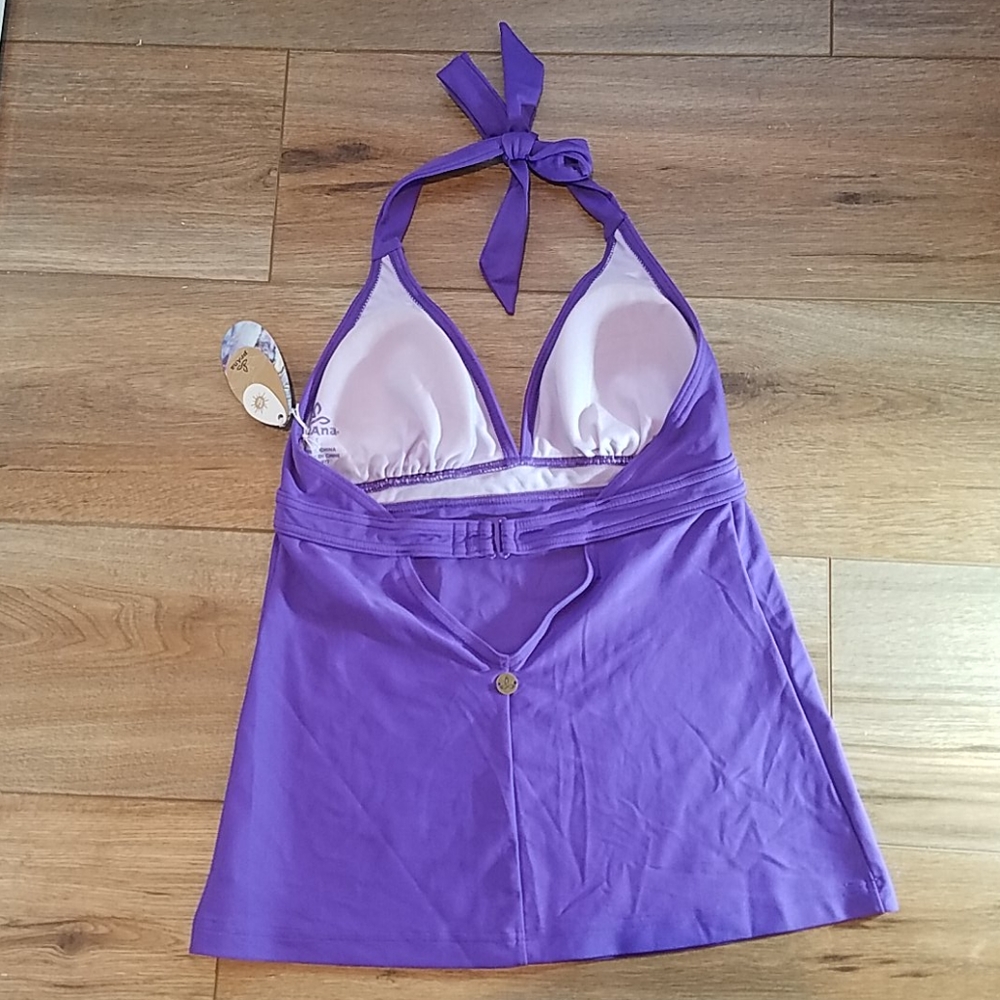 prAna Lahari Tankini Swim Top Ultra Violet - Picture 8 of 10